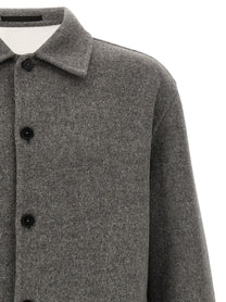 JIL SANDER - JIL SANDER - Wool overshirt - Men’s Outerwear