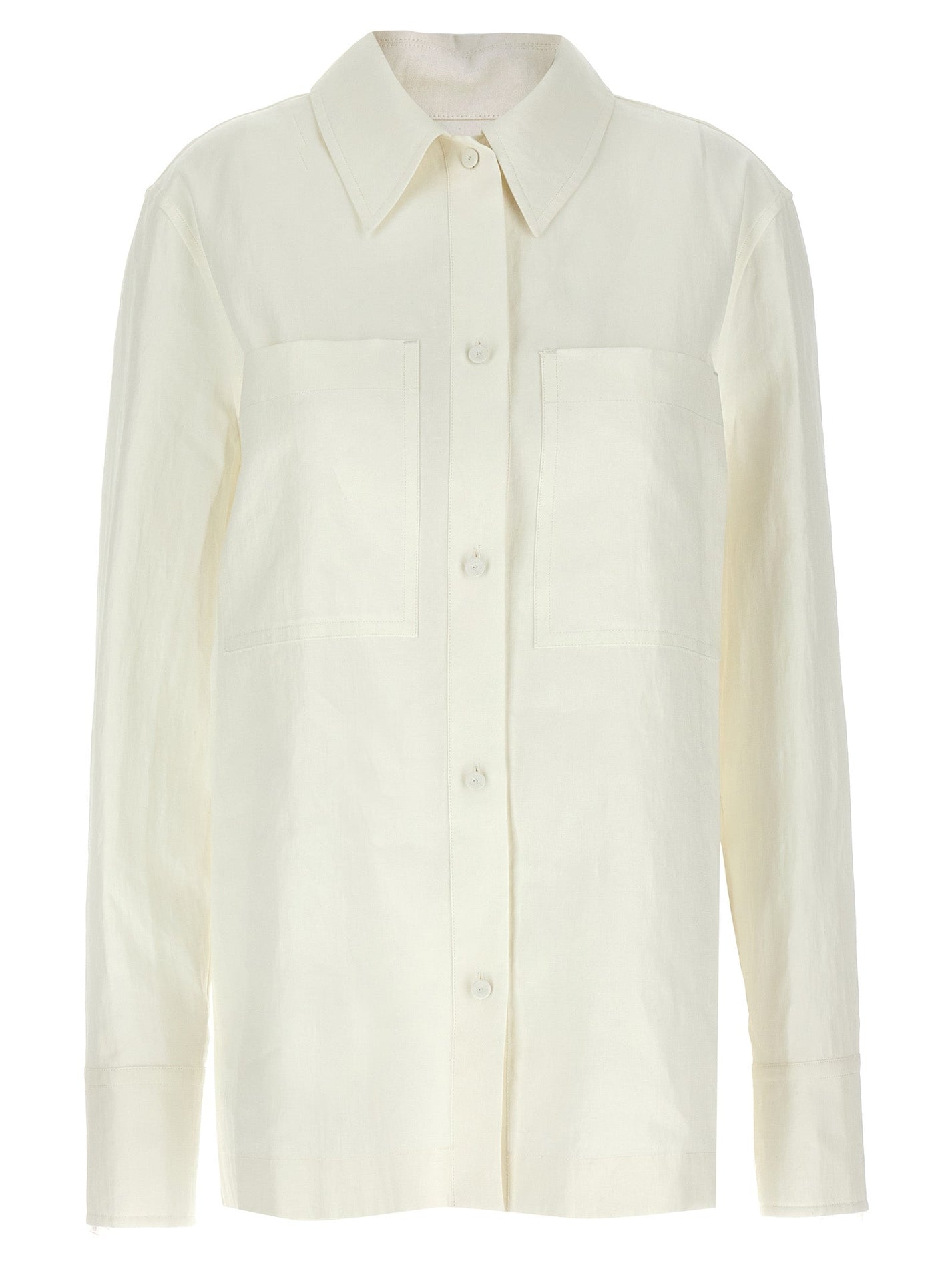JIL SANDER - JIL SANDER - Linen shirt - Women’s Tops
