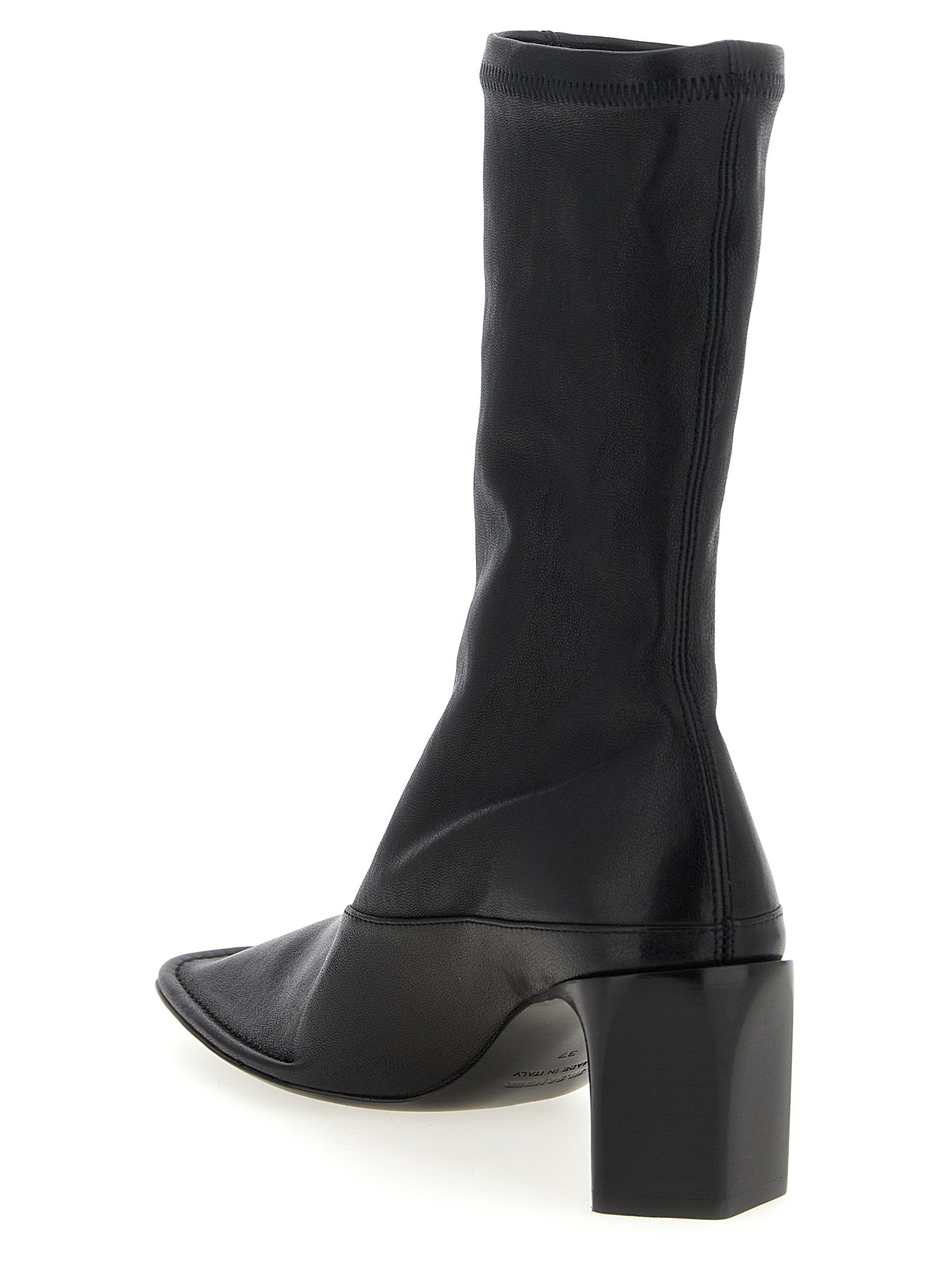 JIL SANDER - JIL SANDER - Nappa ankle boots - Woman,Shoes,Boots ankle boots,Ankle boots