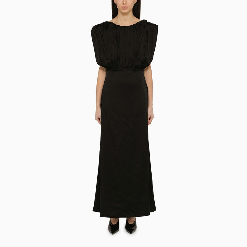 Jil Sander - Jil Sander Long dress with black ruffles - Dresses