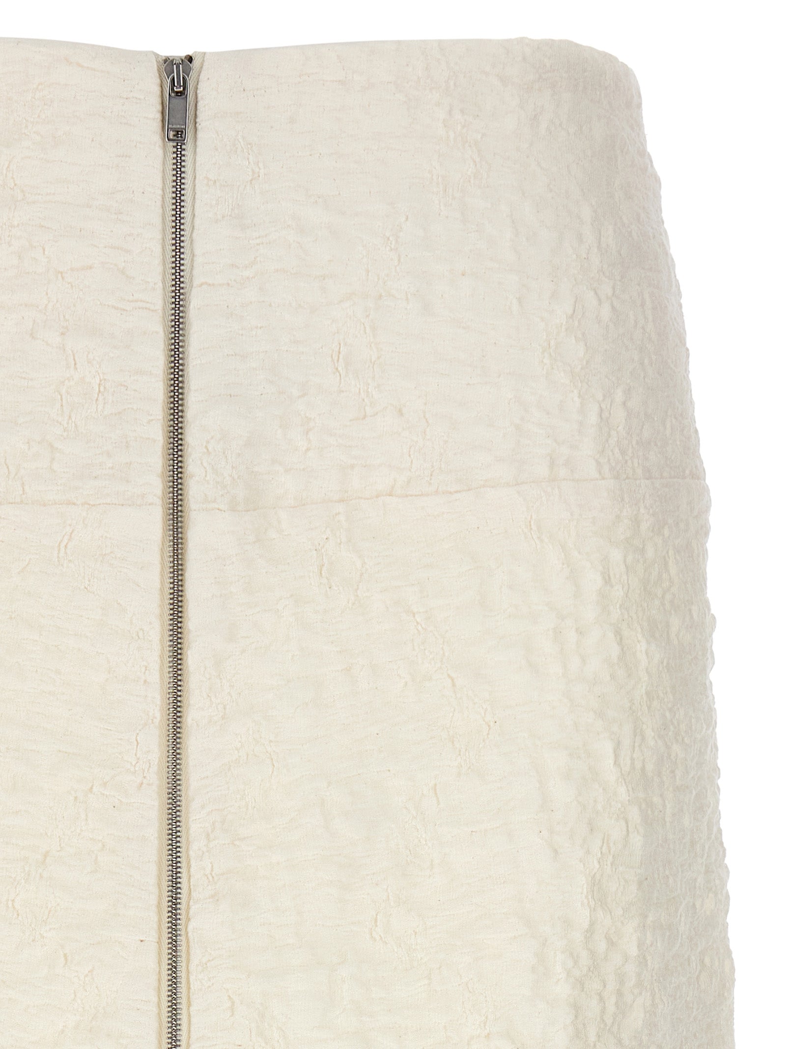 JIL SANDER - JIL SANDER - Embossed cotton skirt - Women’s Clothing