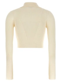 JIL SANDER - JIL SANDER - Ribbed cardigan - Women’s Knitwear
