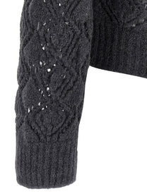 JIL SANDER - JIL SANDER - Openwork wool cardigan - Men’s Knitwear