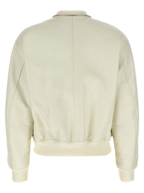 JIL SANDER - JIL SANDER - Leather bomber jacket - Women’s Outerwear