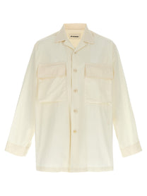 JIL SANDER - JIL SANDER - Logo embroidery shirt - Men’s Tops