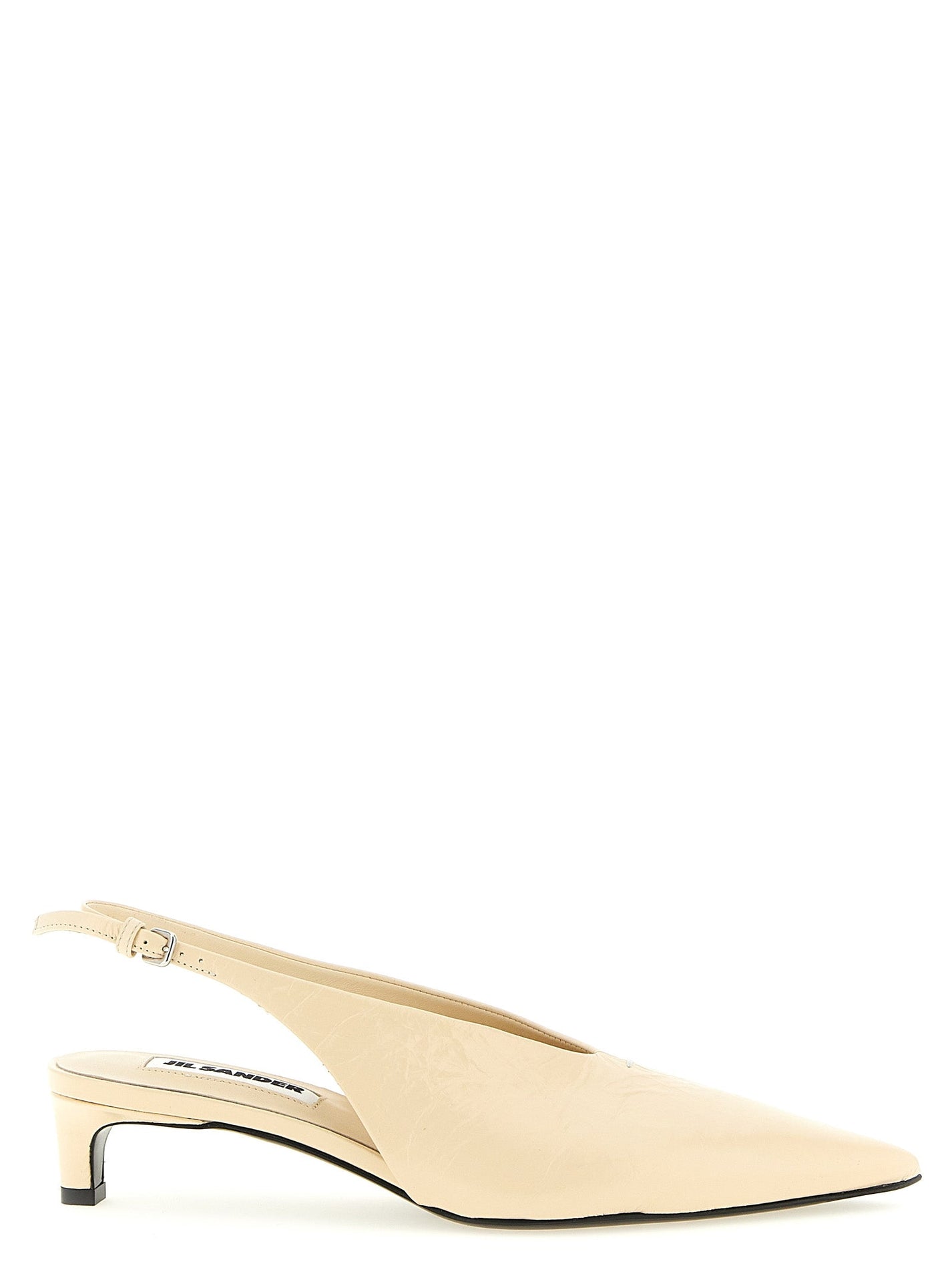 JIL SANDER - JIL SANDER - Leather slingback - Women’s Shoes