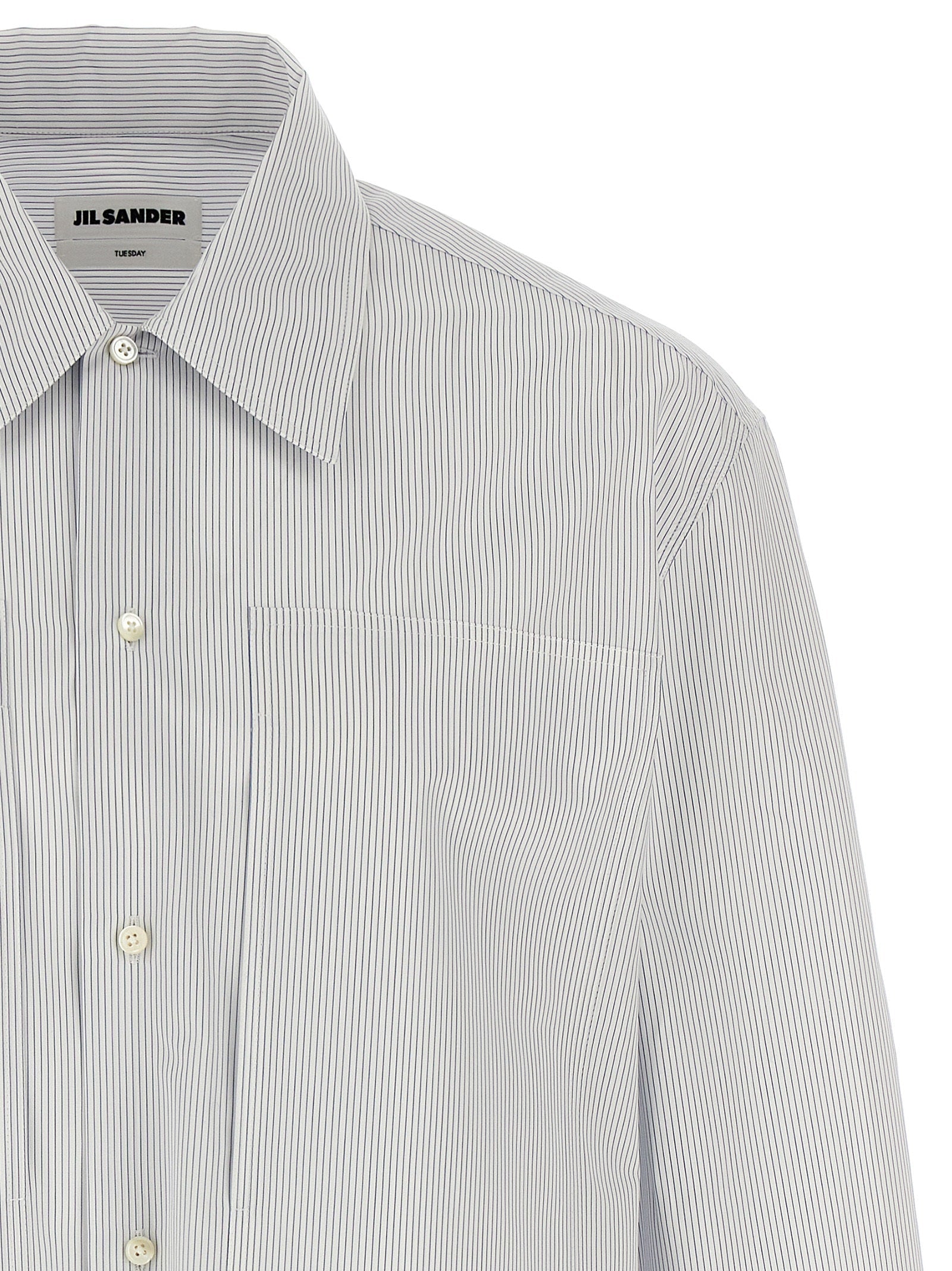 JIL SANDER - JIL SANDER - ’Tuesday Stripes’ shirt - Men’s Tops