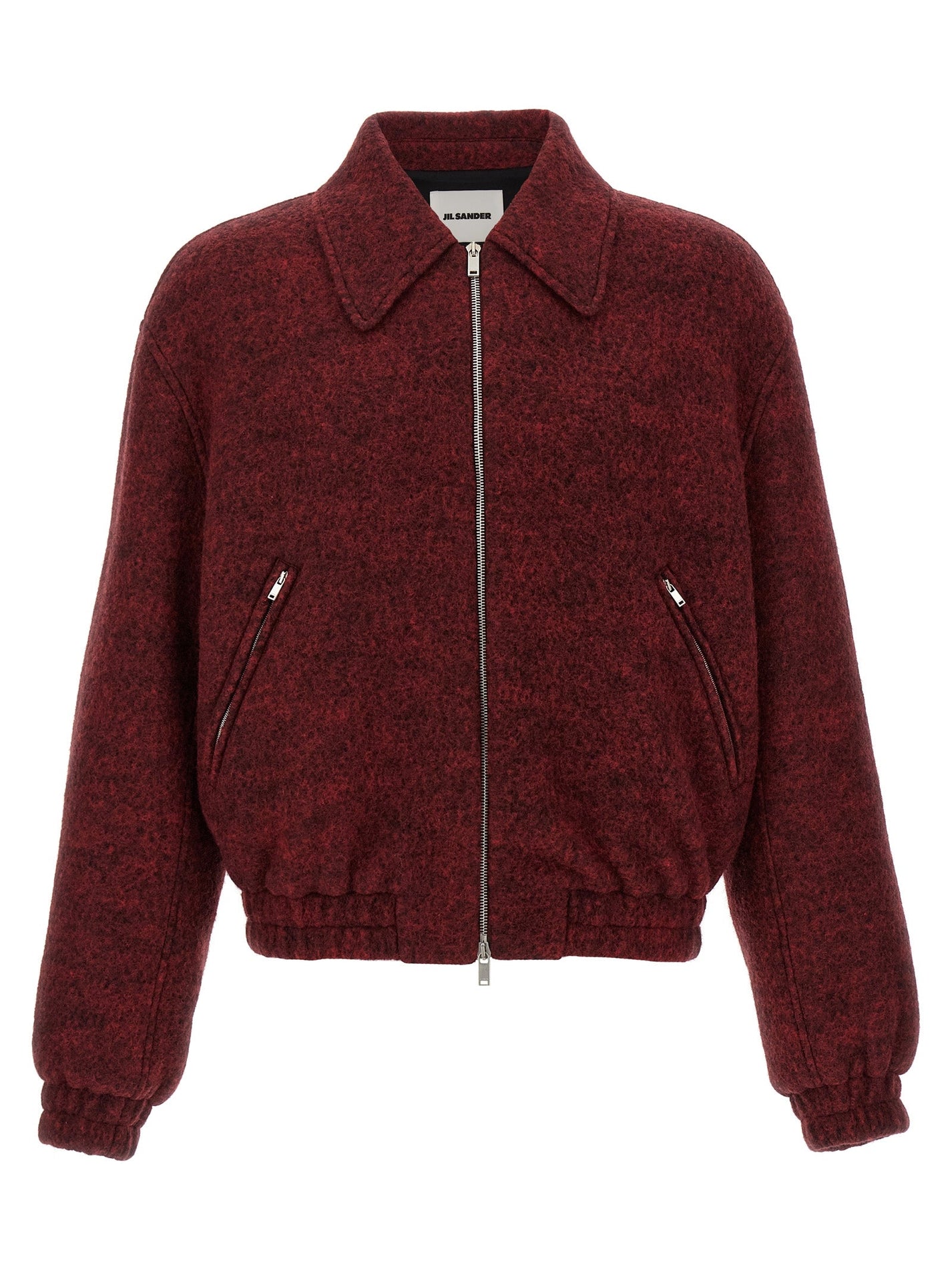 JIL SANDER - JIL SANDER - Mélange wool bomber jacket - Men’s Outerwear