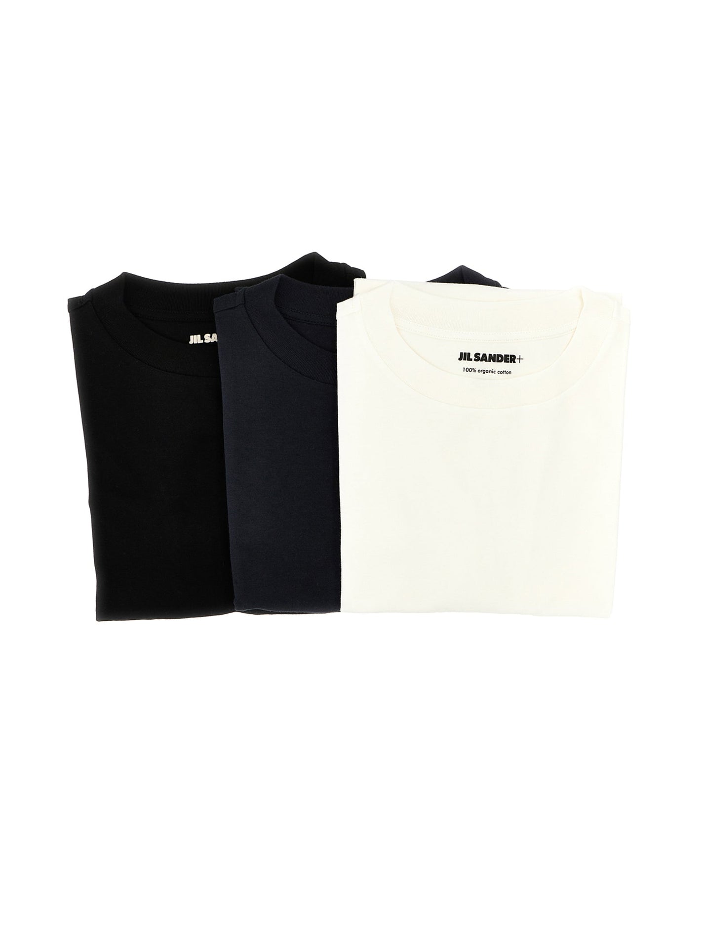 JIL SANDER - JIL SANDER - 3-pack Logo patch T-shirt - Men’s Tops
