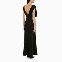 Jil Sander - Jil Sander Long dress with black ruffles - Dresses