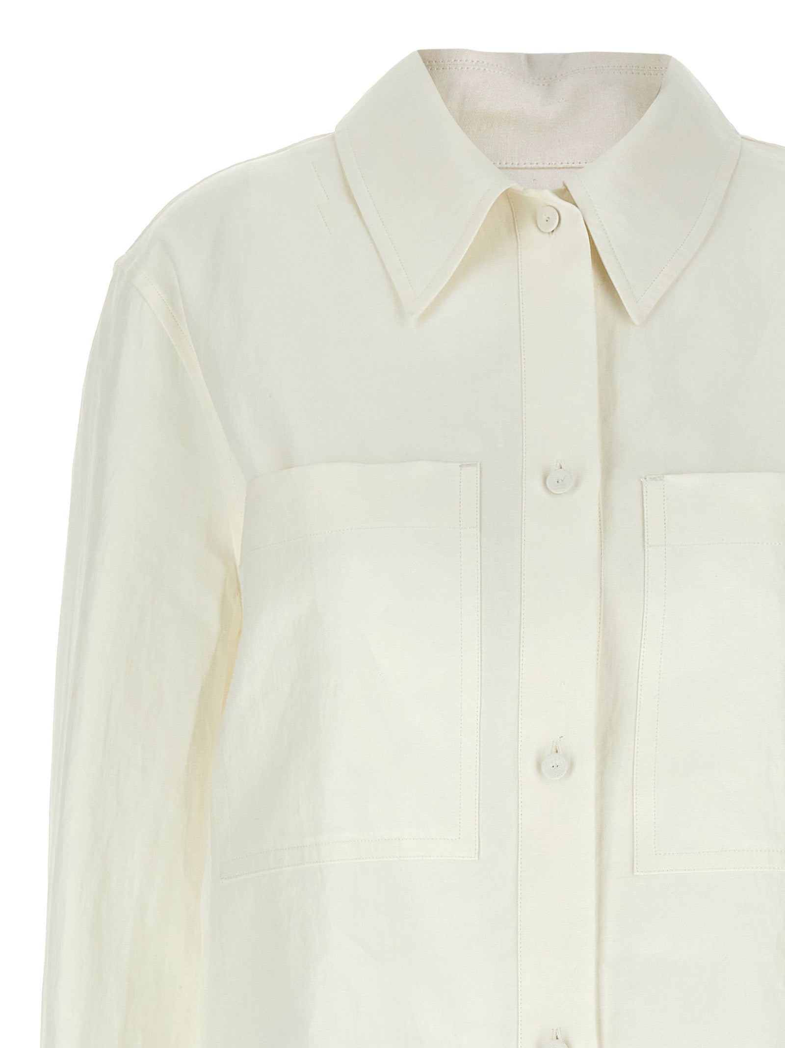 JIL SANDER - JIL SANDER - Linen shirt - Women’s Tops