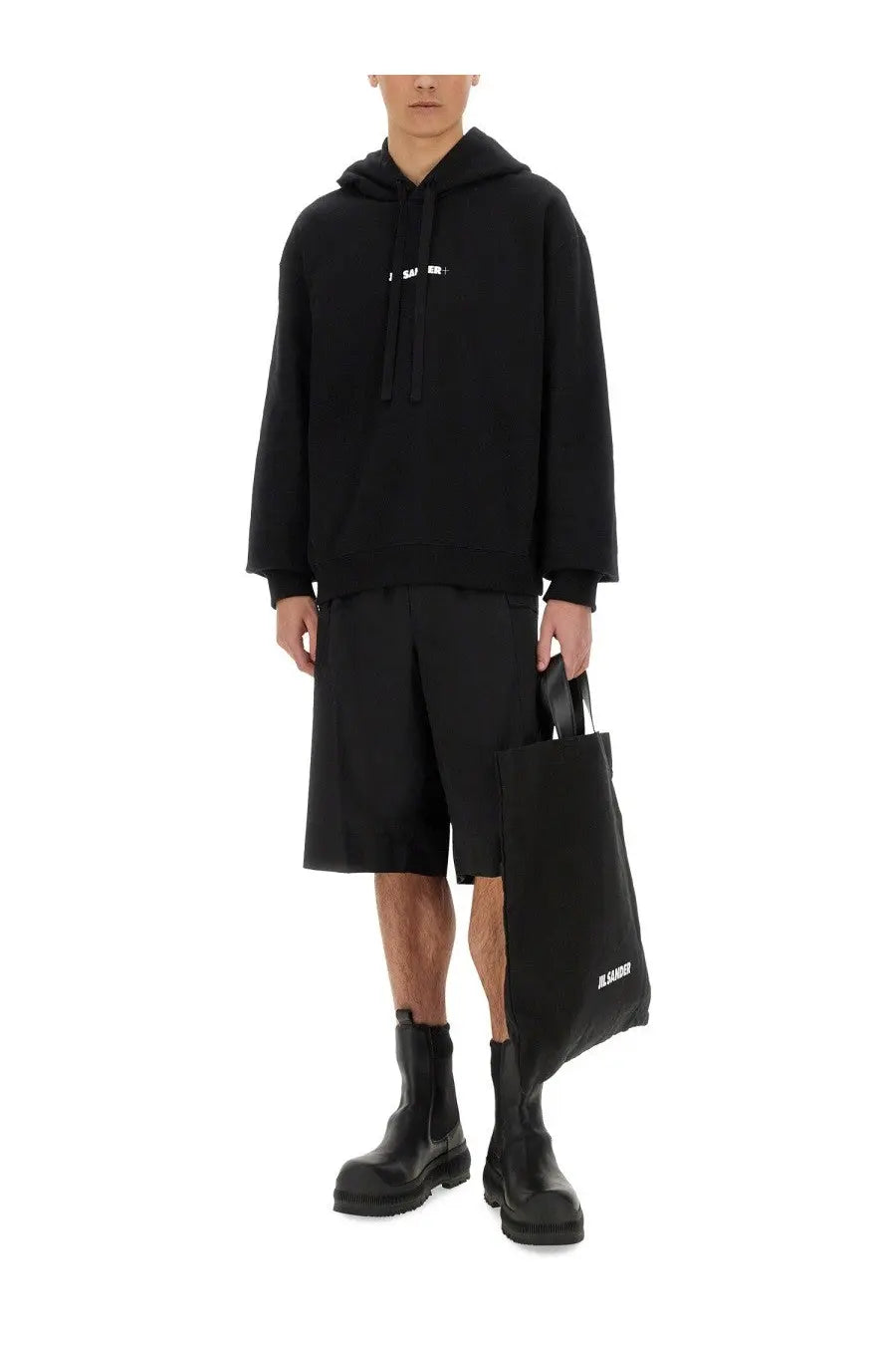 Jil Sander Men's Hoodie Black, view 2