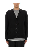 Jil Sander Men's Merino Wool Cardigan Black