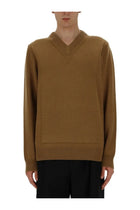 Jil Sander Men's Neck Sweater Beige