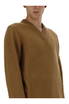 Jil Sander Men's Neck Sweater Beige, view 4