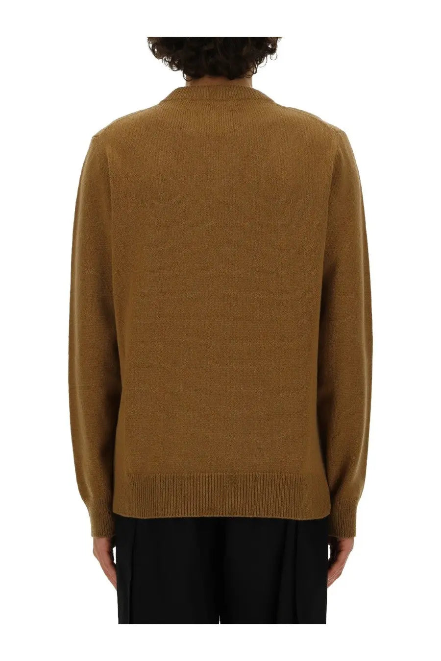 Jil Sander Men's Neck Sweater Beige, view 3