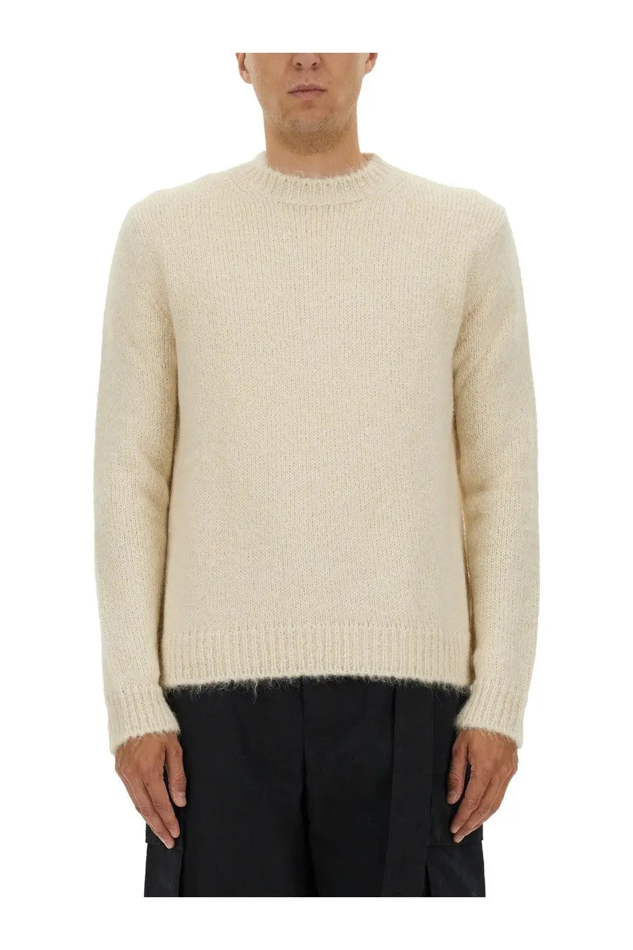 Jil Sander Men's Wool Blend Sweater White