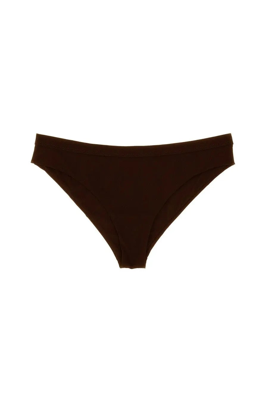 Black seamless briefs with smooth fabric finish from jil sander women’s bikini briefs brown collection