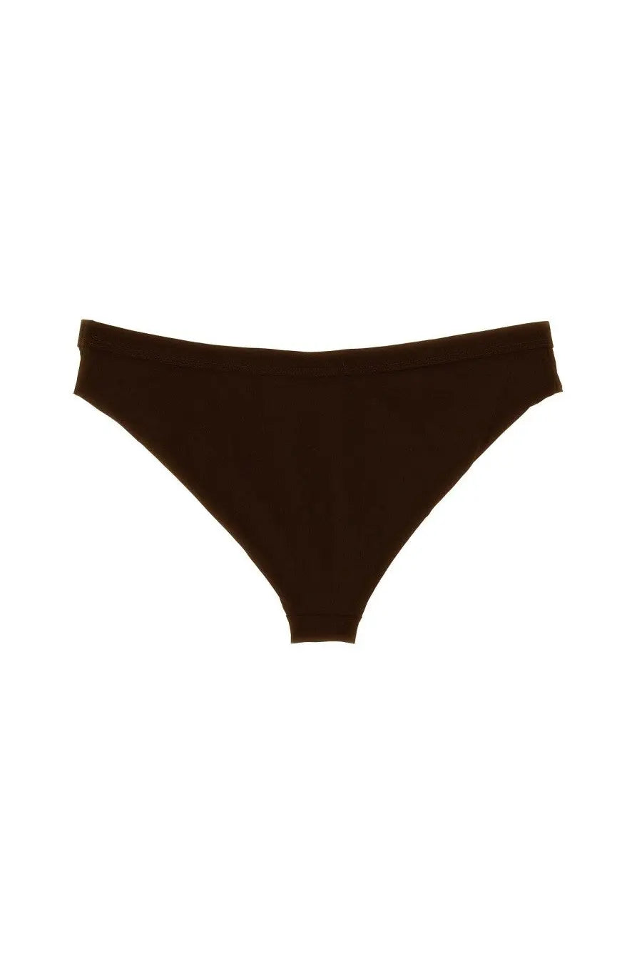 Jil Sander women’s bikini briefs in brown with seamless smooth fabric and minimalistic sleek design