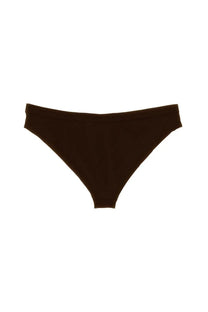 Jil Sander women’s bikini briefs in brown with seamless smooth fabric and minimalistic sleek design