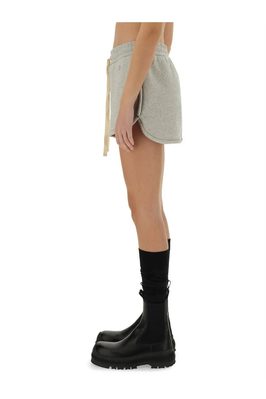 Jil Sander Women's Cotton Terry Shorts Grey, view 4