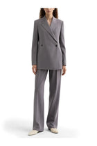 Jil Sander Women's Double Breasted Wool Jacket Grey, view 2