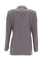 Jil Sander Women's Double Breasted Wool Jacket Grey, view 3