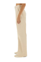 Jil Sander Women's Flared Pants White, view 4