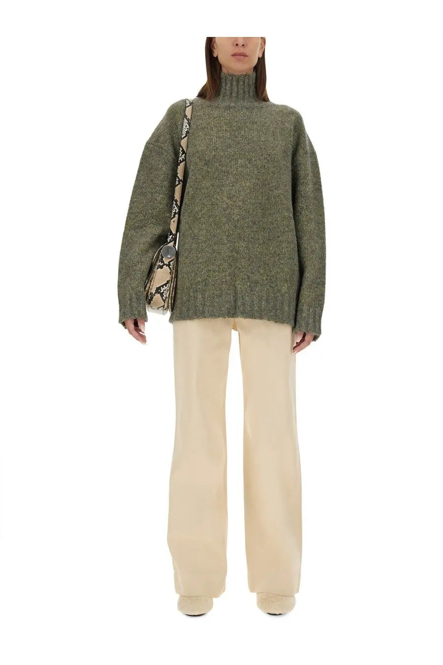 Jil Sander Women's Flared Pants White, view 2