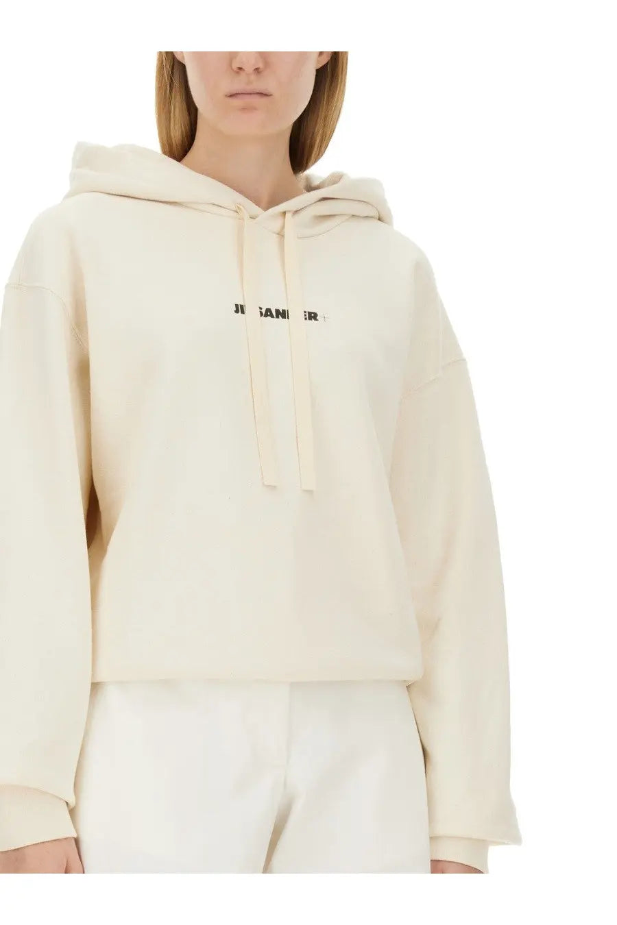 Jil Sander Women's Hoodie White, view 4