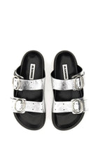 Jil Sander Women's Leather Sandal Silver, view 5