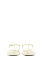 Jil Sander Women's Leather Sandal White, view 4