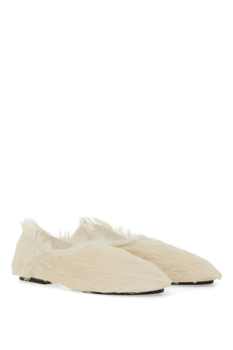 Jil Sander Women's Low Leather Slipper White, view 3