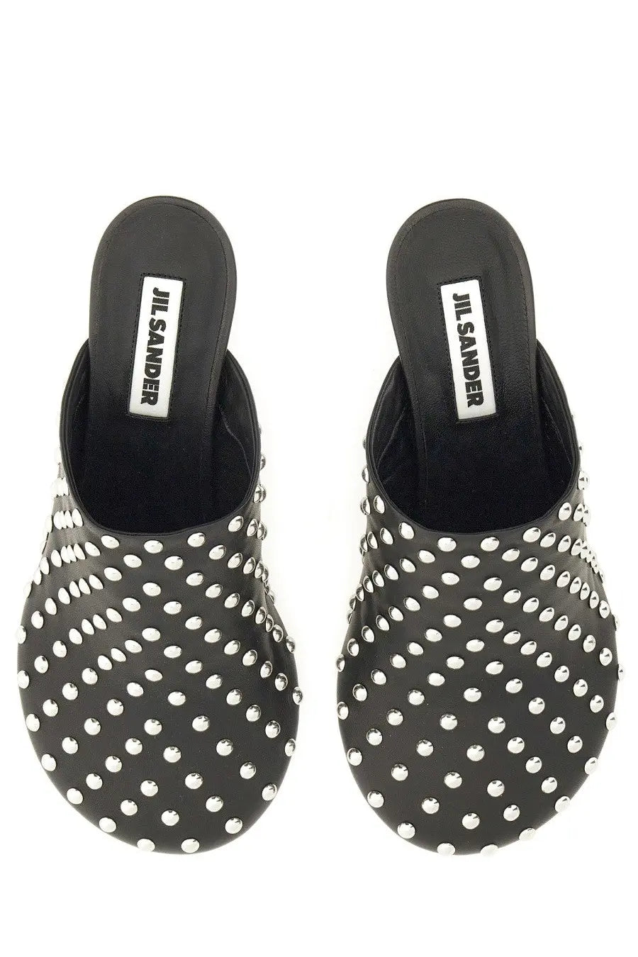 Jil Sander Women's Nappa Leather Mules Black, view 6