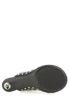 Jil Sander Women's Nappa Leather Mules Black, view 5
