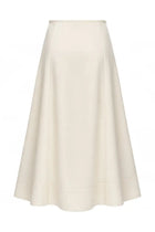 Jil Sander Women's Satin Skirt Beige, view 3