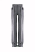 Jil Sander Women's Wool Gabardine Pants Grey
