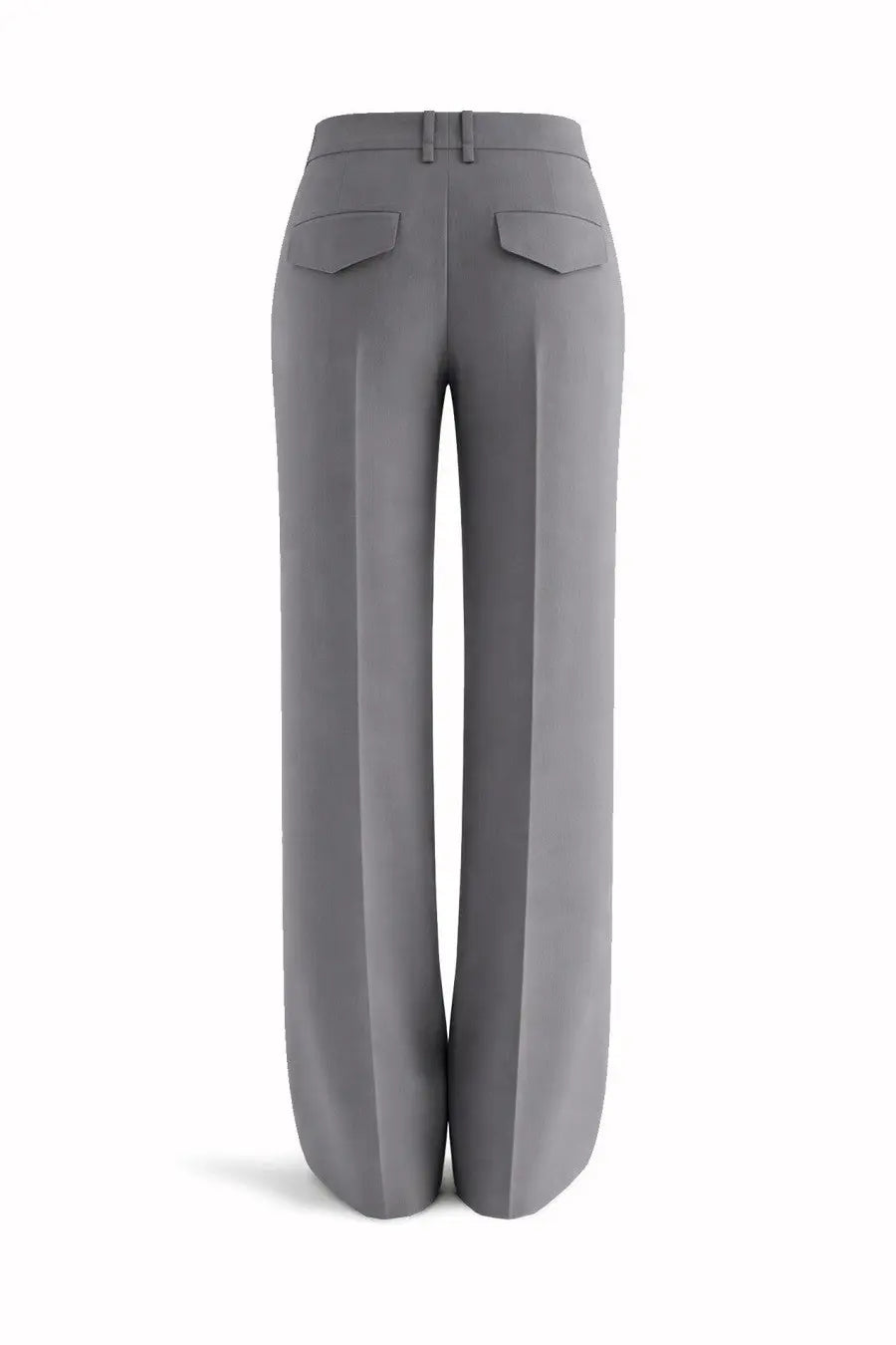 Jil Sander Women's Wool Gabardine Pants Grey, view 3