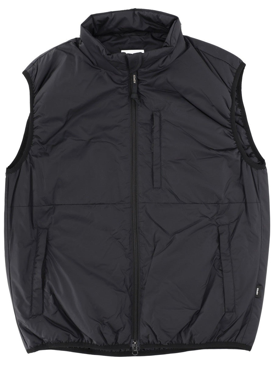 Aspesi Men's Jil Vest Black Aspesi