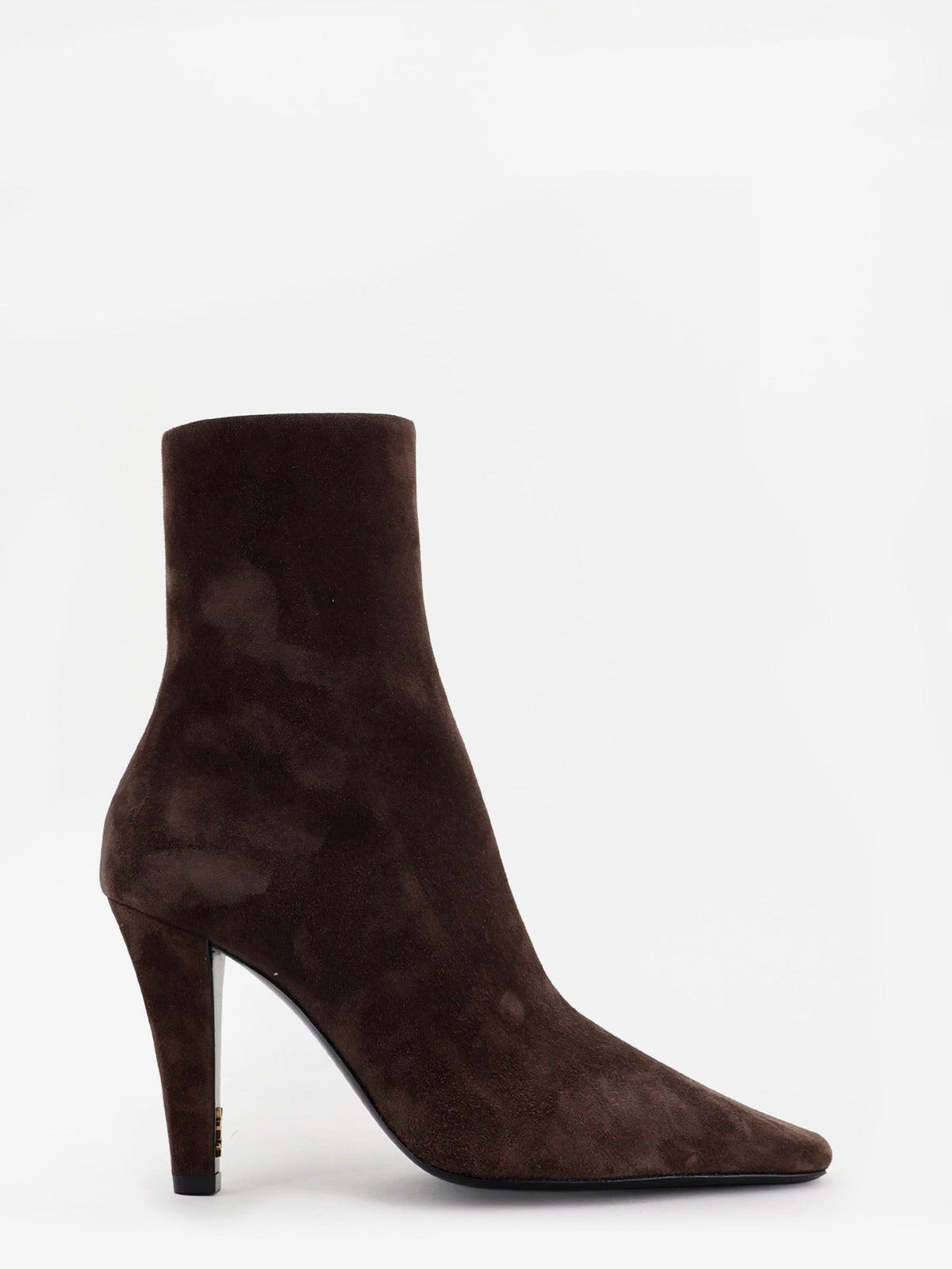 Saint Laurent Women's Jill Suede Boots Brown