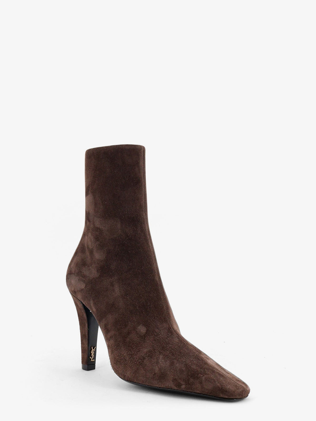 Saint Laurent Women's Jill Suede Boots Brown