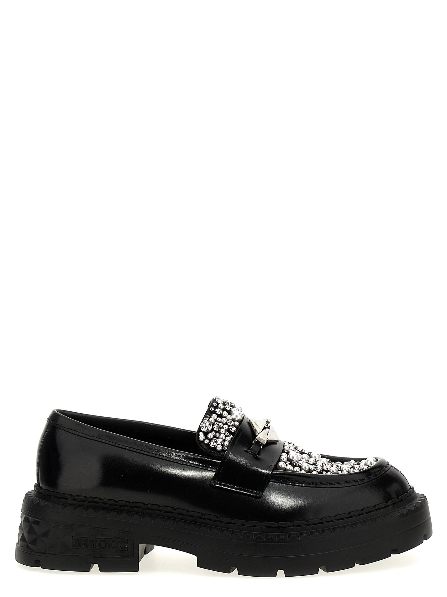 JIMMY CHOO - JIMMY CHOO - ’Marlow Diamond’ loafers - Women’s Shoes