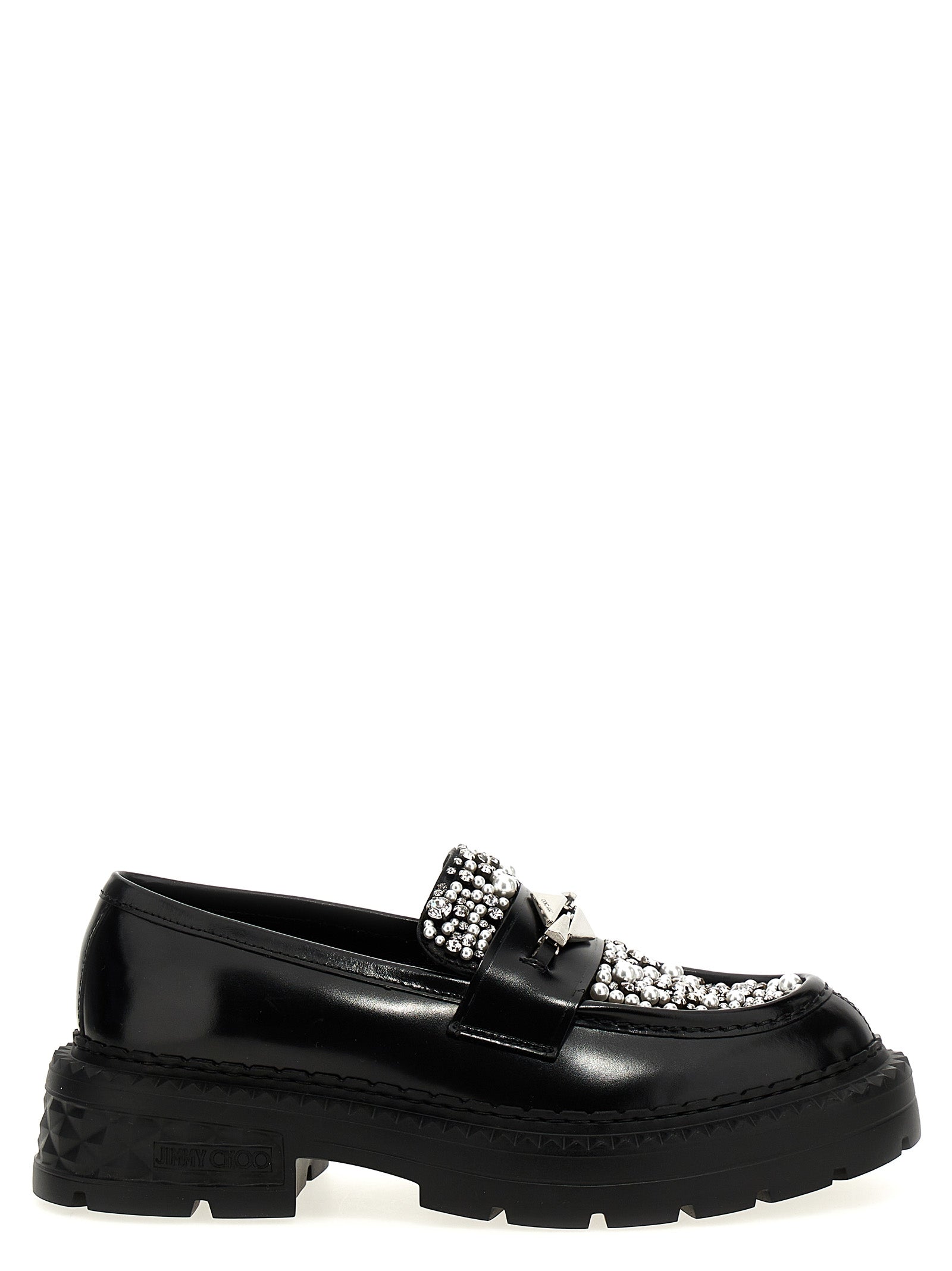JIMMY CHOO - JIMMY CHOO - ’Marlow Diamond’ loafers - Women’s Shoes