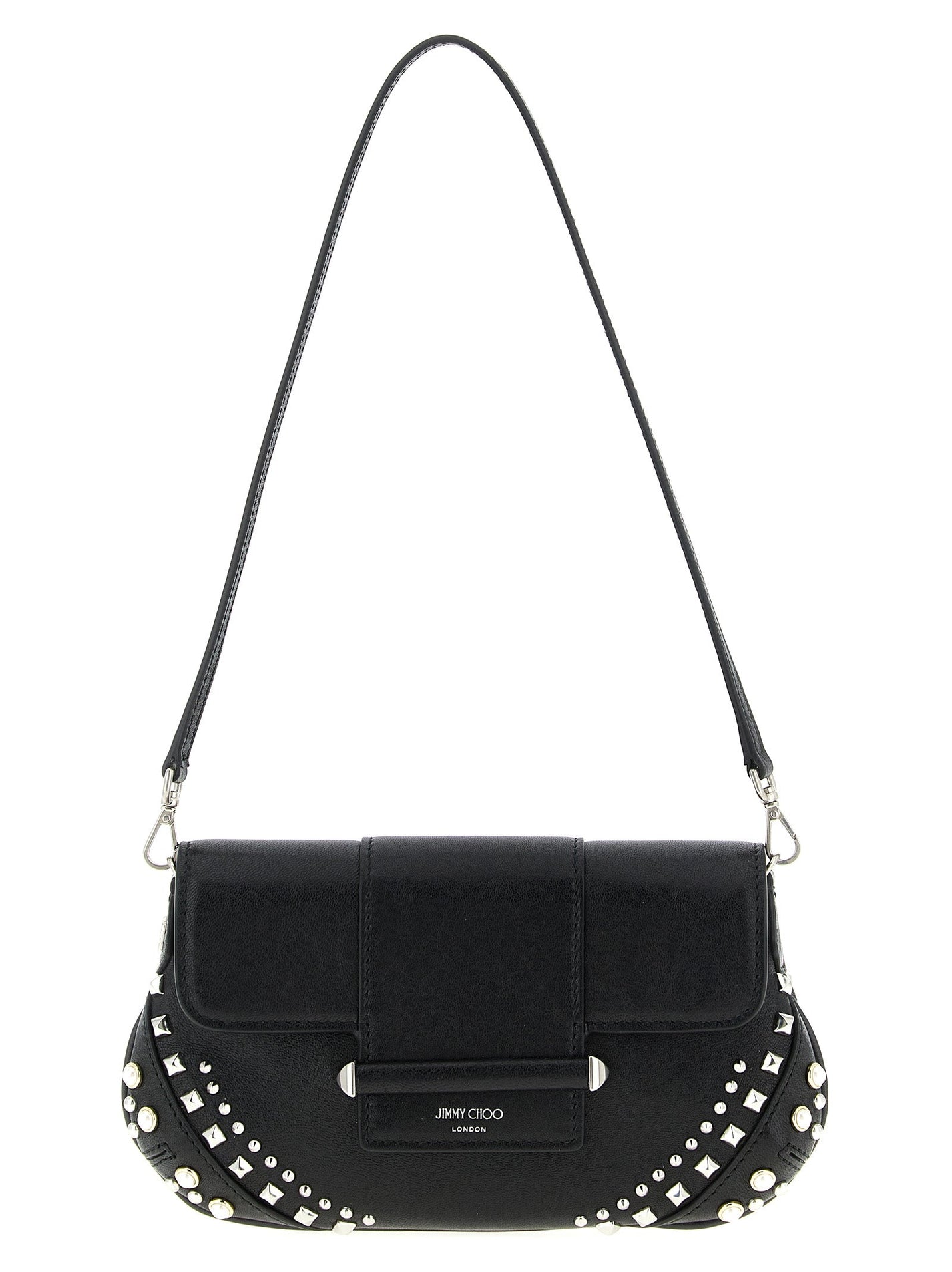 JIMMY CHOO - JIMMY CHOO - ’Bar’ wallet on chain - Women’s Accessories