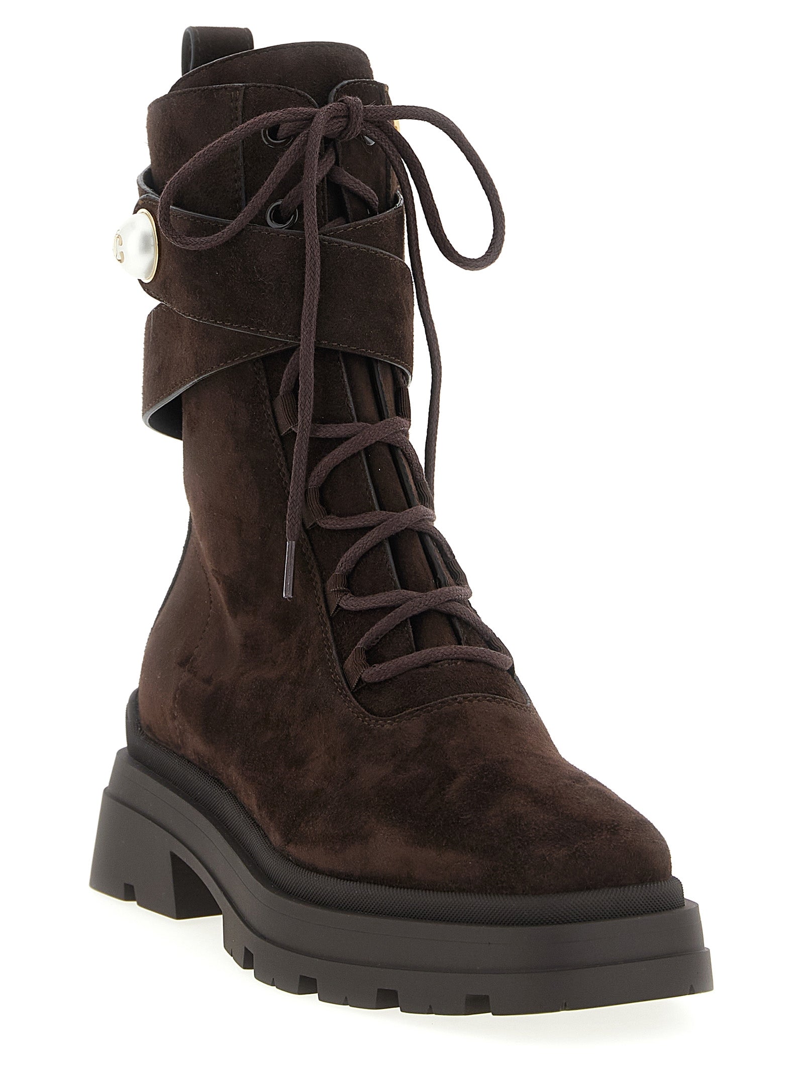 JIMMY CHOO - JIMMY CHOO - ’Noemi’ combat boots - Women’s Shoes