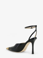 Jimmy Choo Women's Faiz Leather Slingback Pumps Black, view 3