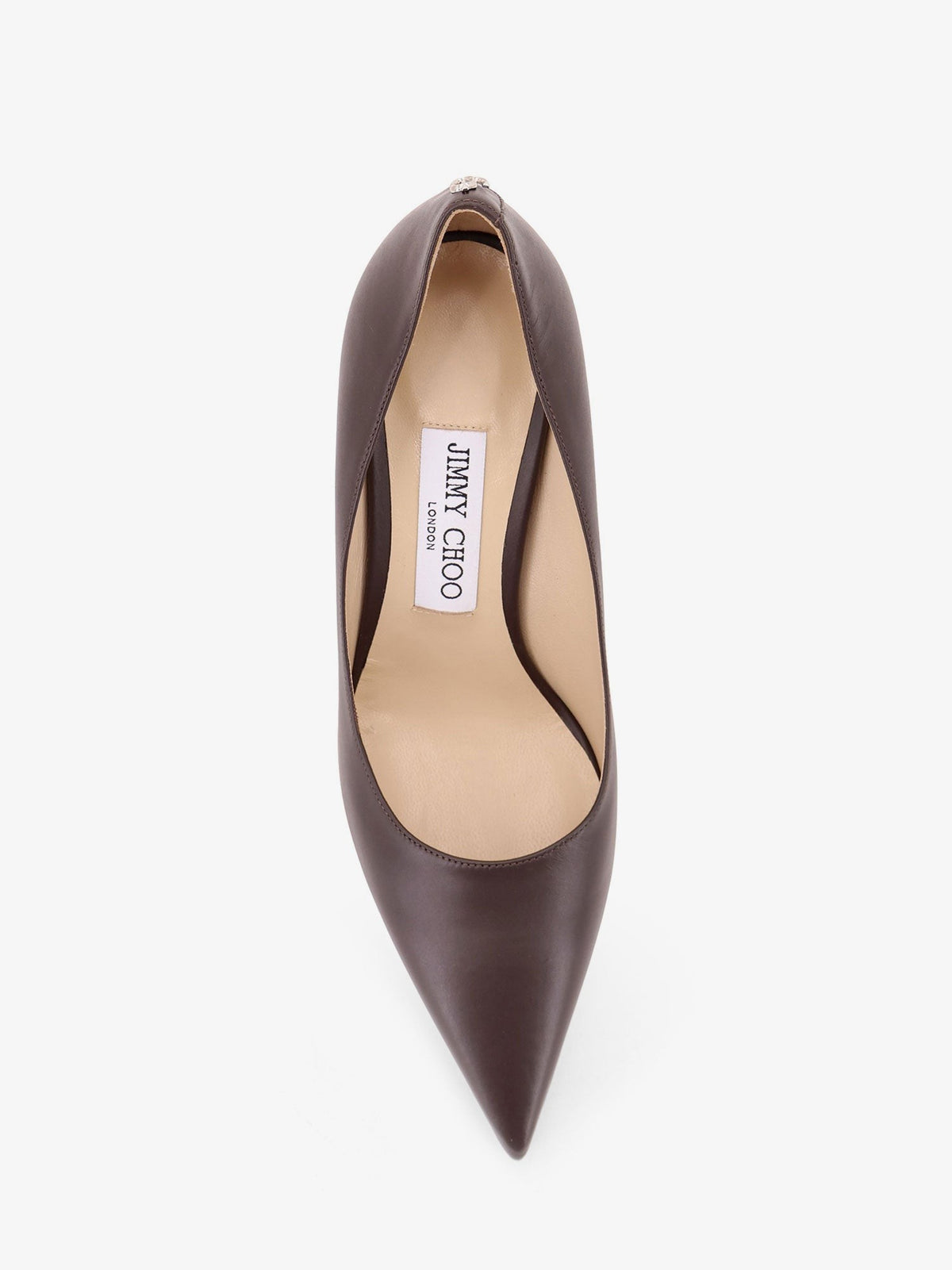 Jimmy Choo Women's Love Leather Pumps Brown, view 4