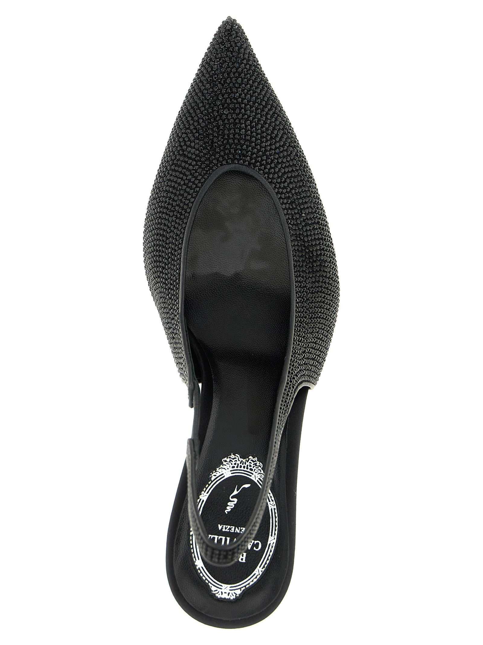 Rene Caovilla Jinny Slingback Black