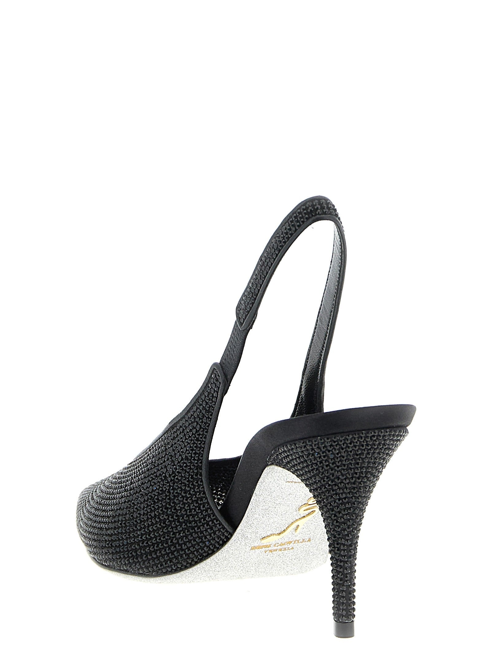 Rene Caovilla Jinny Slingback Black