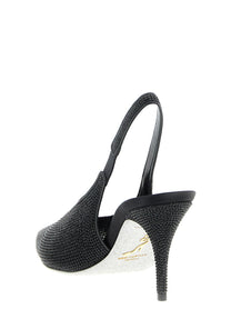 Rene Caovilla Jinny Slingback Black